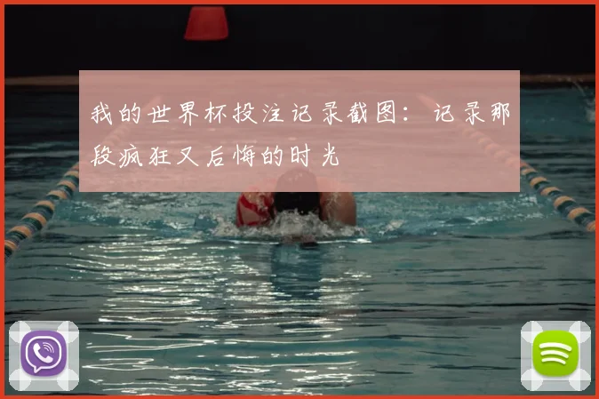 我的世界杯投注记录截图：记录那段疯狂又后悔的时光